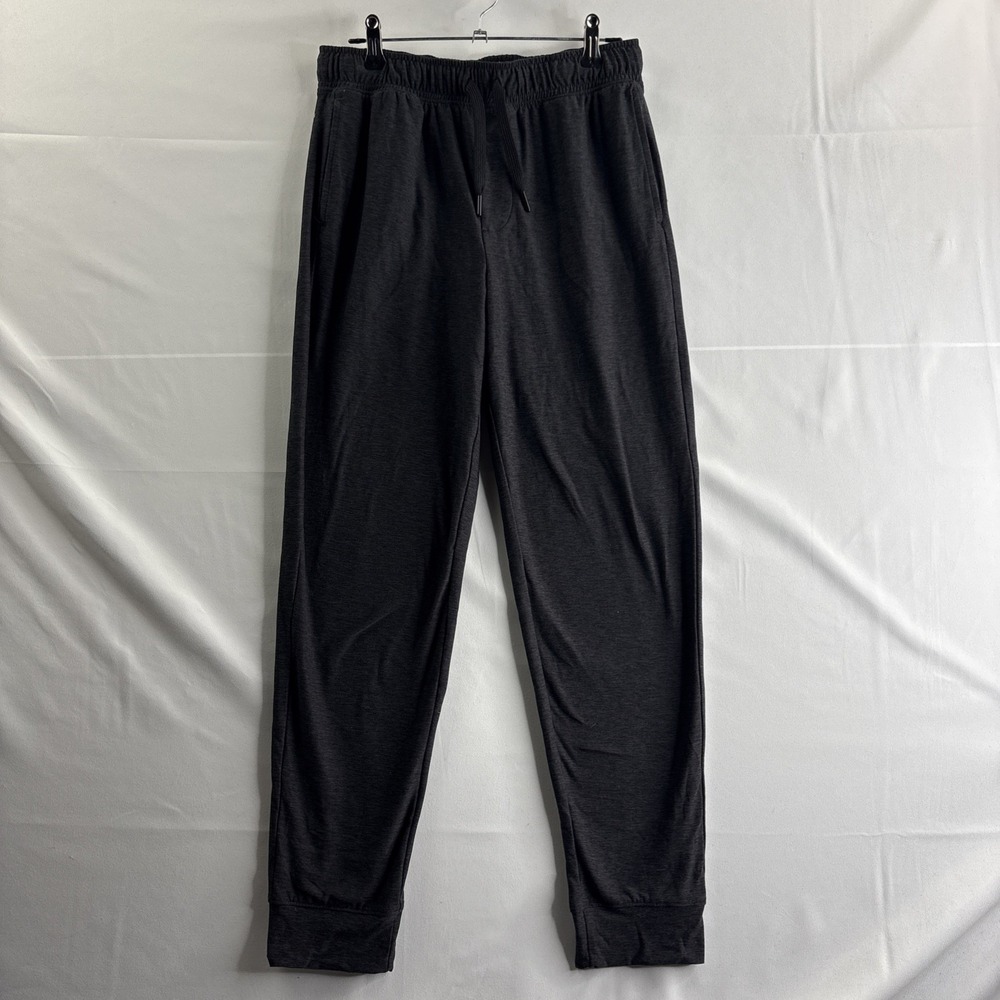 Athletic Works Boys Gray Black XL (14-16) Sweatpants Athletic School Casual